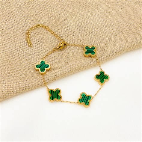 gucci four leaf clover bracelet|gucci cord bracelet.